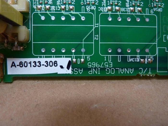 Used BARBER COLMAN Temp Control Input Board A-60133-306-1 Used