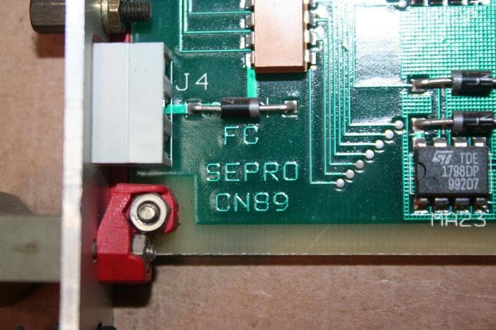 Used SEPRO ROBOTIQUE CN89 Control Board 07S0095104/A Used
