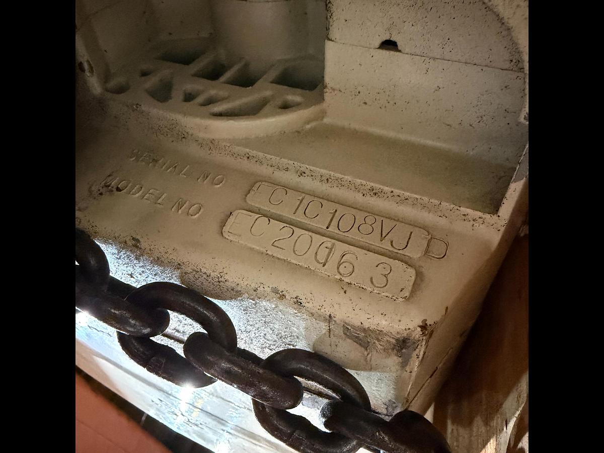 Used COFFING 1 Ton Hoist 179 Inch Chain Used