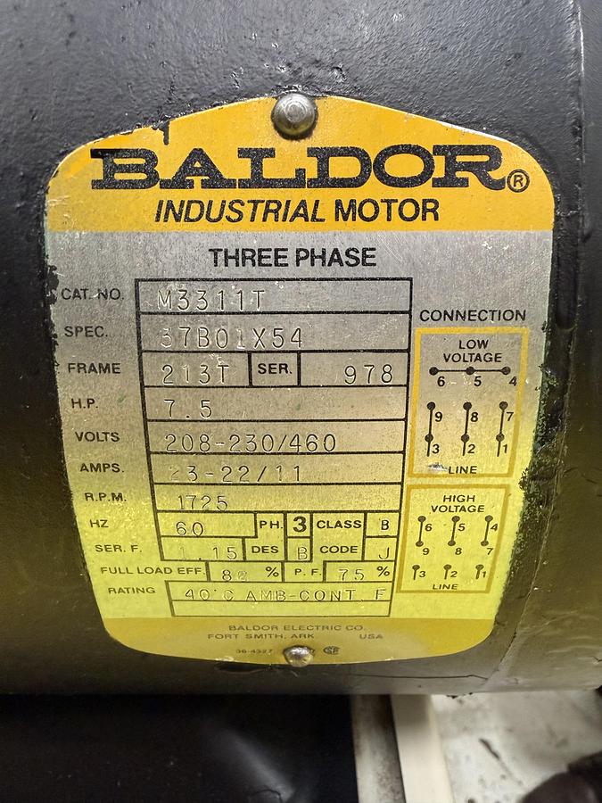 Used NELMOR G1012P1 Grinder Granulator Plastic USED #152639 Needs to be cleaned