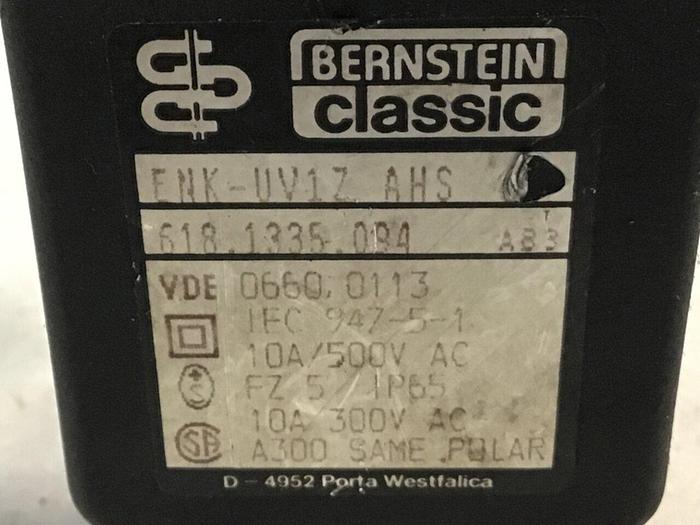 Used BERNSTEIN Limit Switch ENK-UV1Z AHS Used