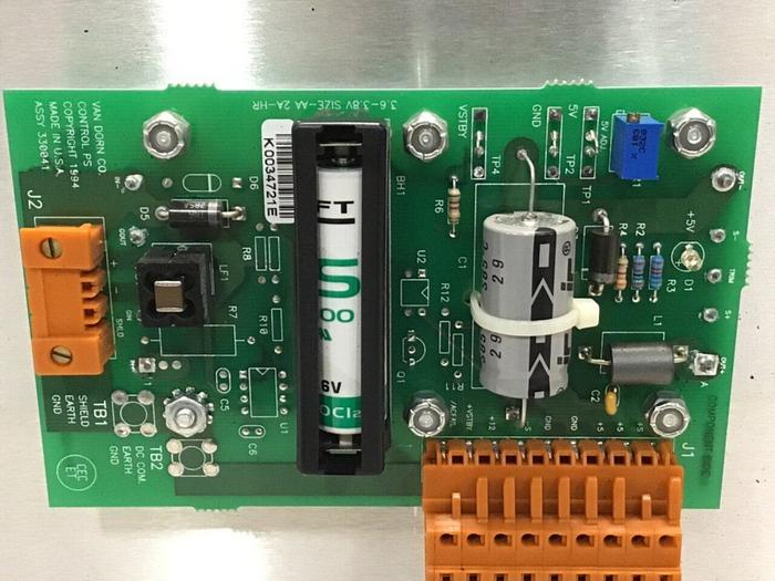 Used VAN DORN Control Rack 9 Slot 345228-B Used