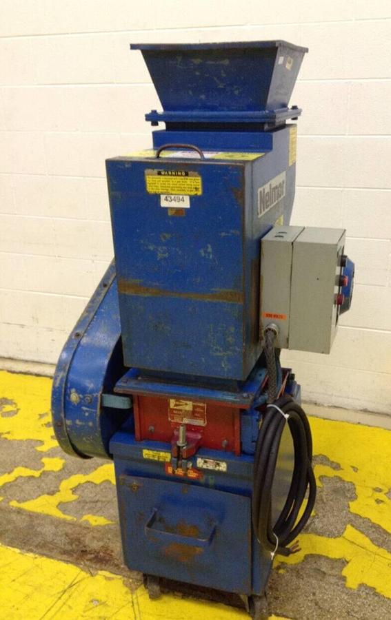 Used NELMOR 3 HP Grinder / Granulator G810LS 3 HP USED