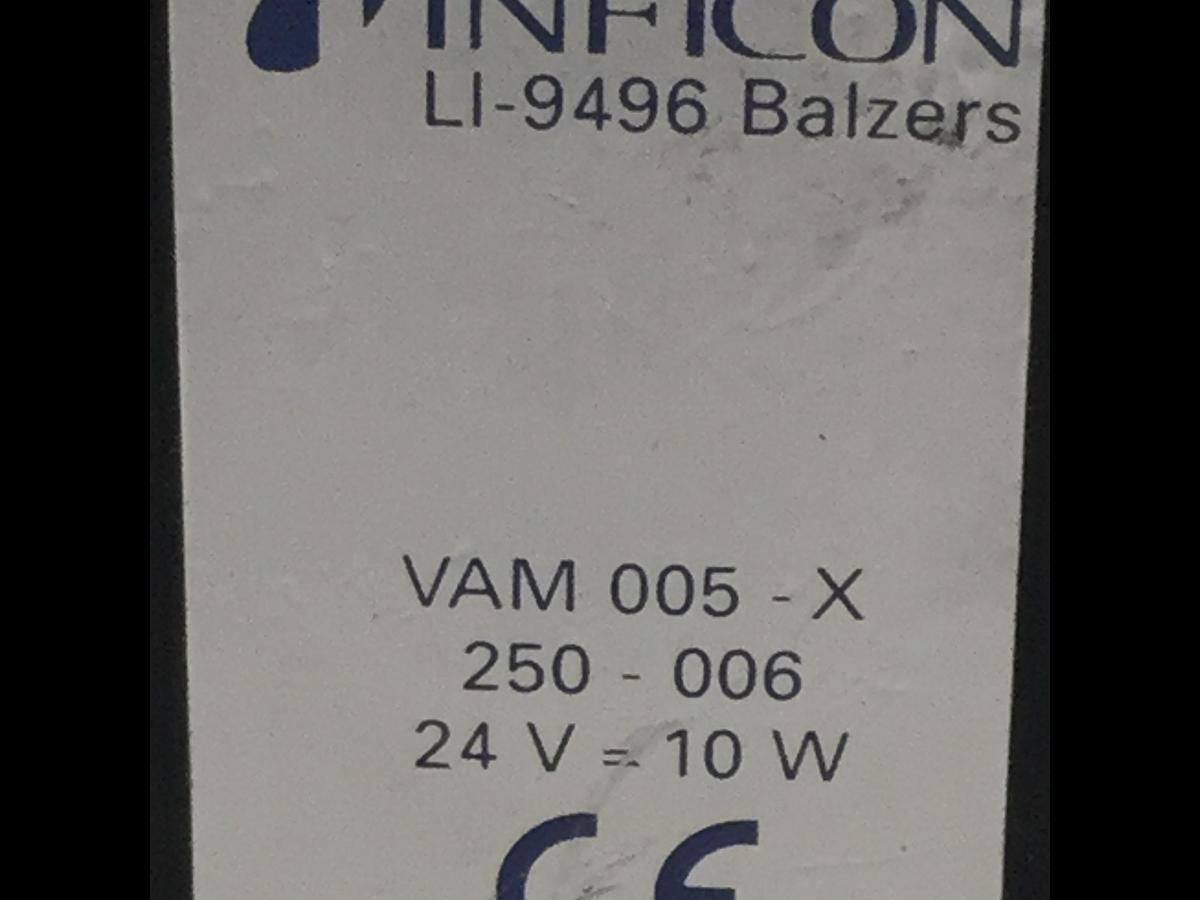 Used INFICON Solenoid Valve VAM005-X LI-9496 BALZERS USED