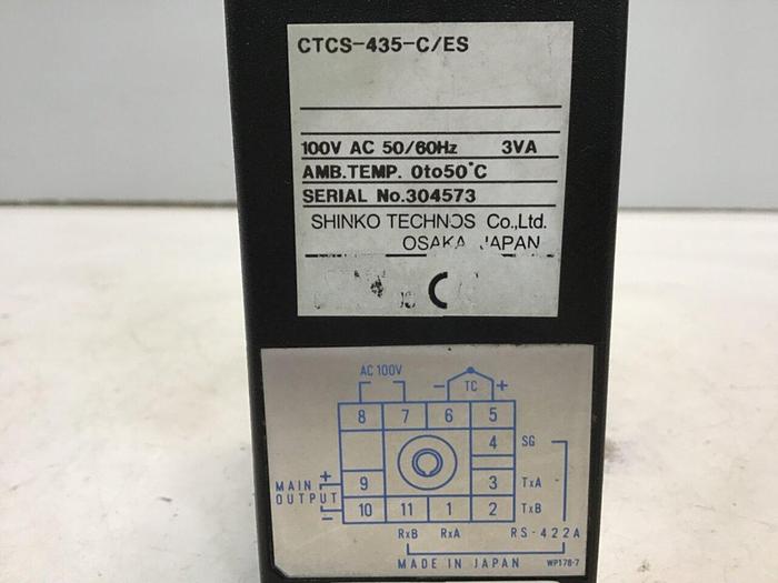 Used SHINKO Temperature Control CTCS-435-C/ES USED