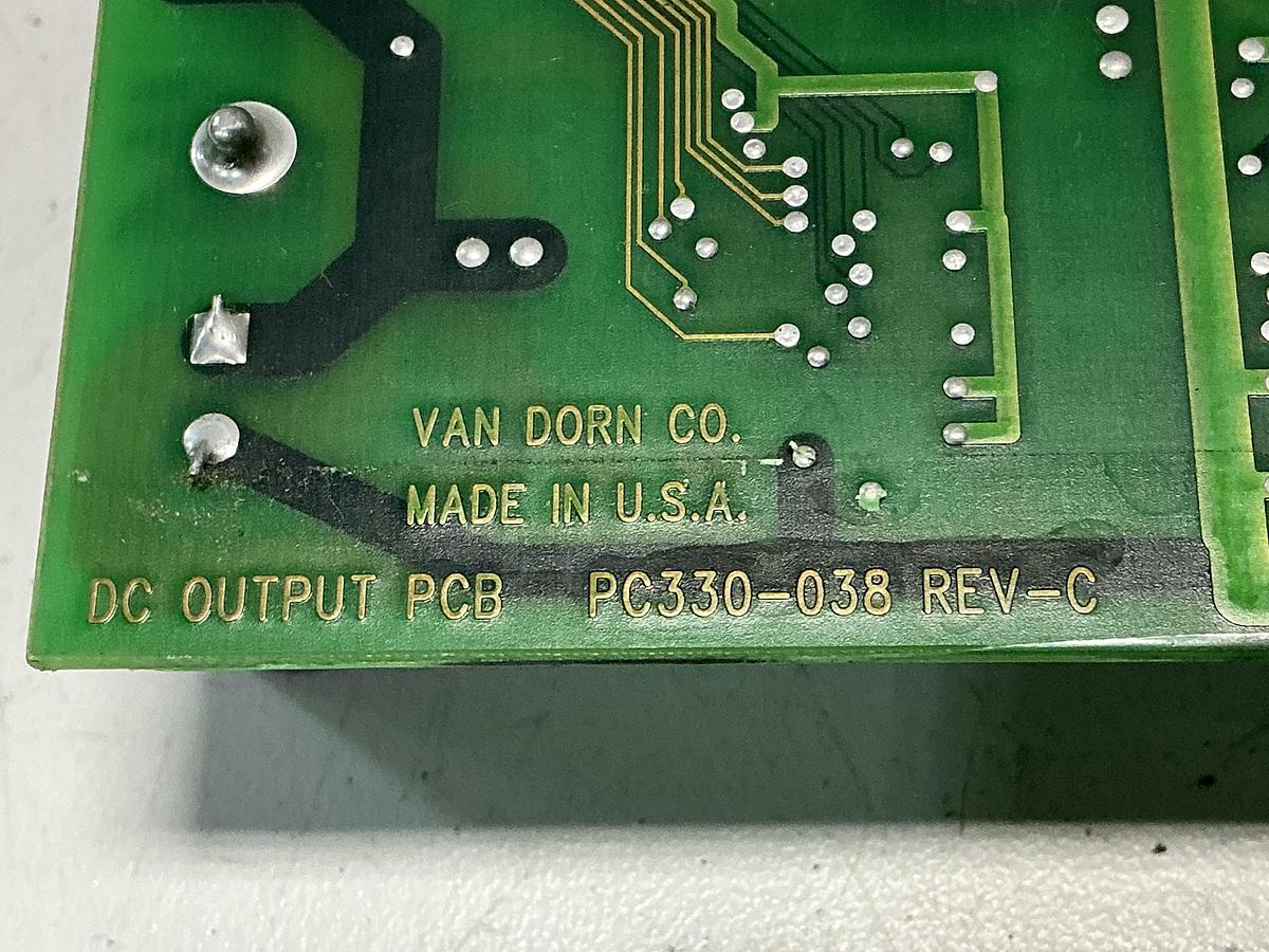 Used VAN DORN 330038 REV-C