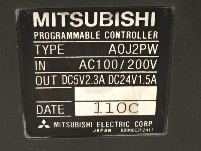 Used MITSUBISHI Programmable Controller A0J2PW #109359