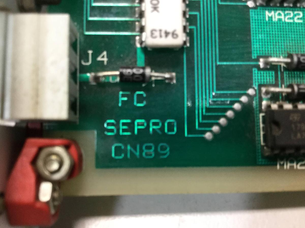 Used SEPRO ROBOTIQUE CN89 Control Board 07S0095104/A USED