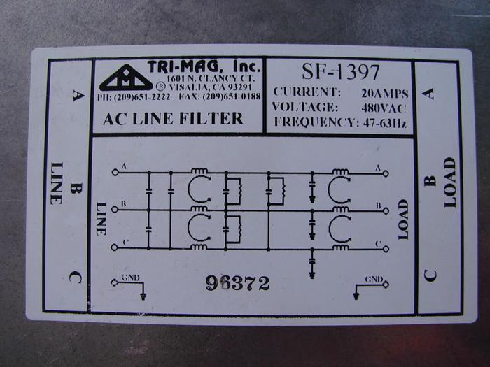 Used TRI MAG Filter SF-1397 #7265