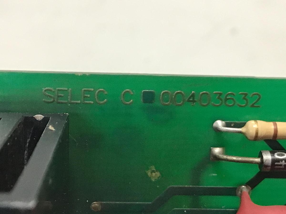 Used SELEC 00403632 Circuit Board Used #141680