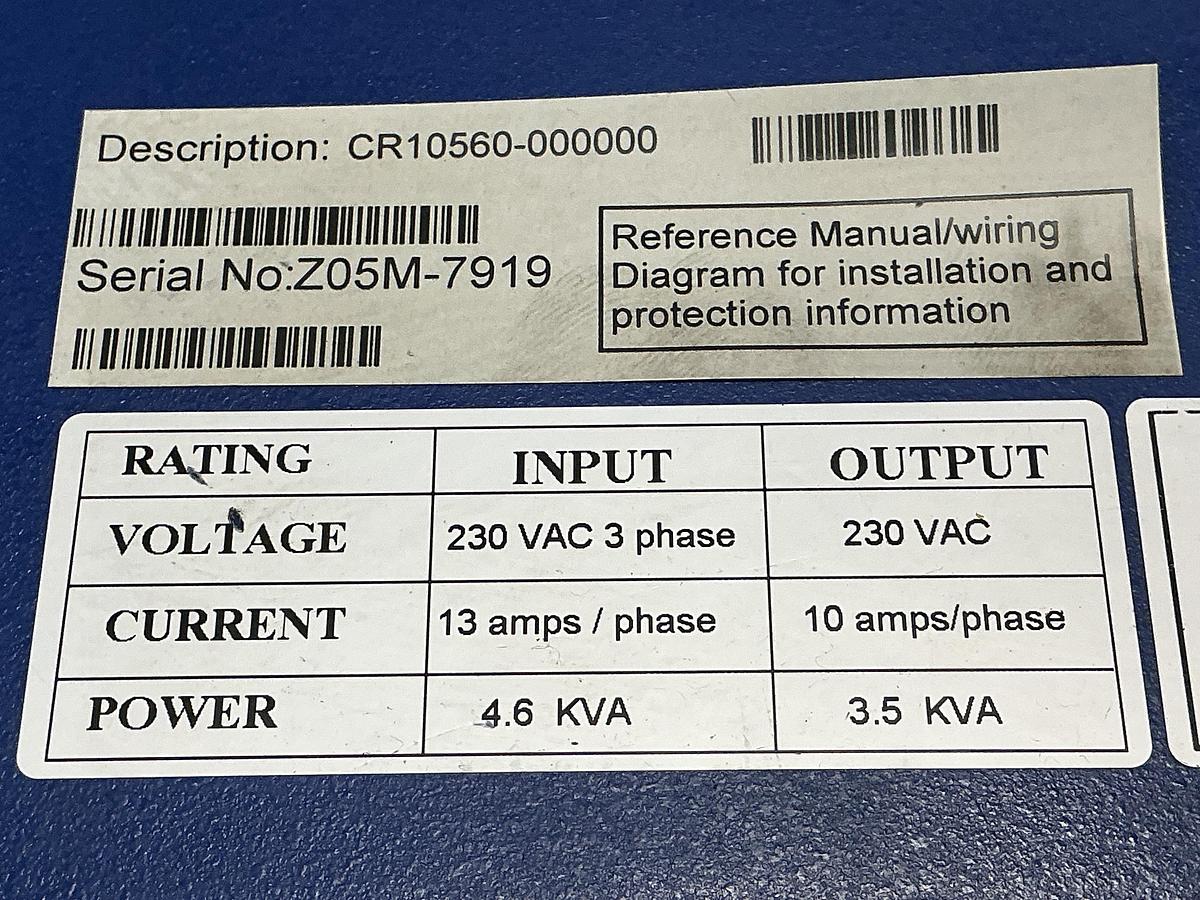 Used KOLLMORGEN CR10560