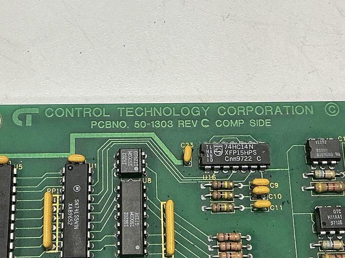 Used CONTROL TECHNOLOGY CORPORATION PCBNO. 50-1303 REV C