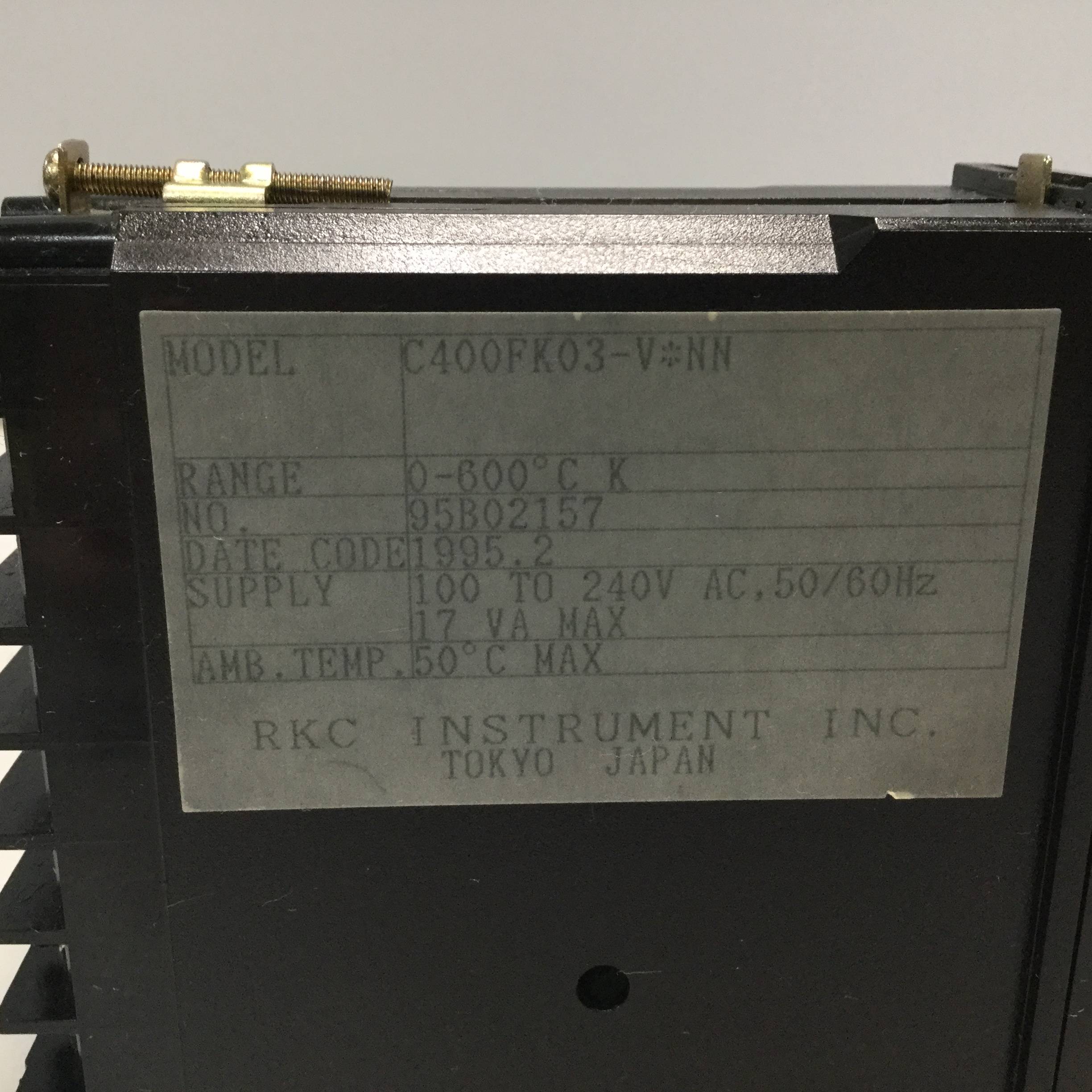 Used RKC Temperature Control REX-C400FK03VNN USED