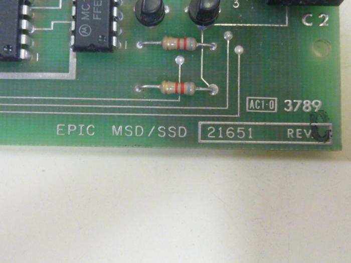 Used SCI Circuit Board 21651 REV C #65497