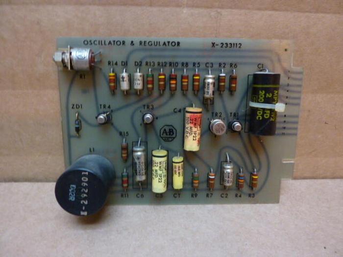 Used ALLEN BRADLEY Regulator PC Board X-233112 #27164