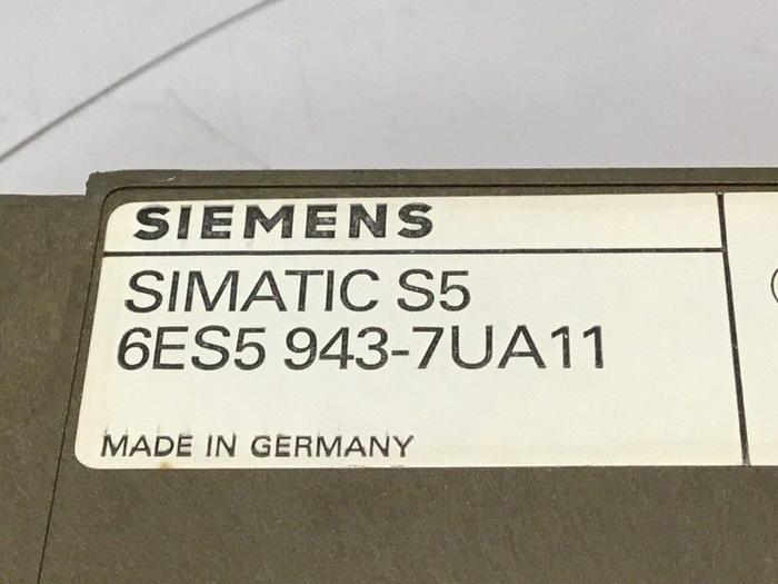 Used SIEMENS CPU Module 6ES5 943-7UA11 Used