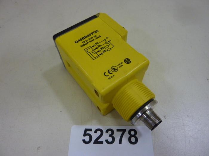 Used BANNER ENGINEERING Sensor Q45BB6FPQ5 #52378