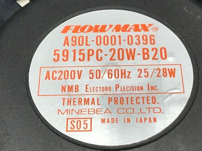 Used DUPLICATE / Had to Create New ENTRY to RELIST / MINEBEA Fan A90L-0001-0396 Used