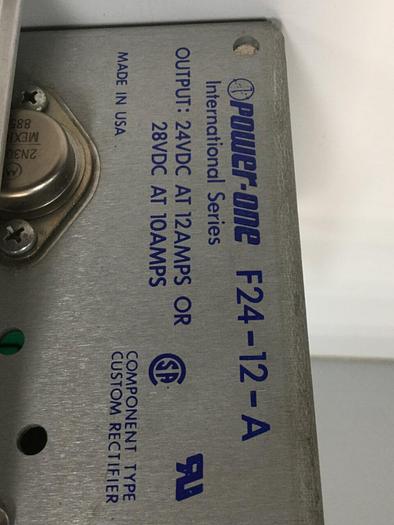 Used POWER ONE Power Supply F24-12-A #102902