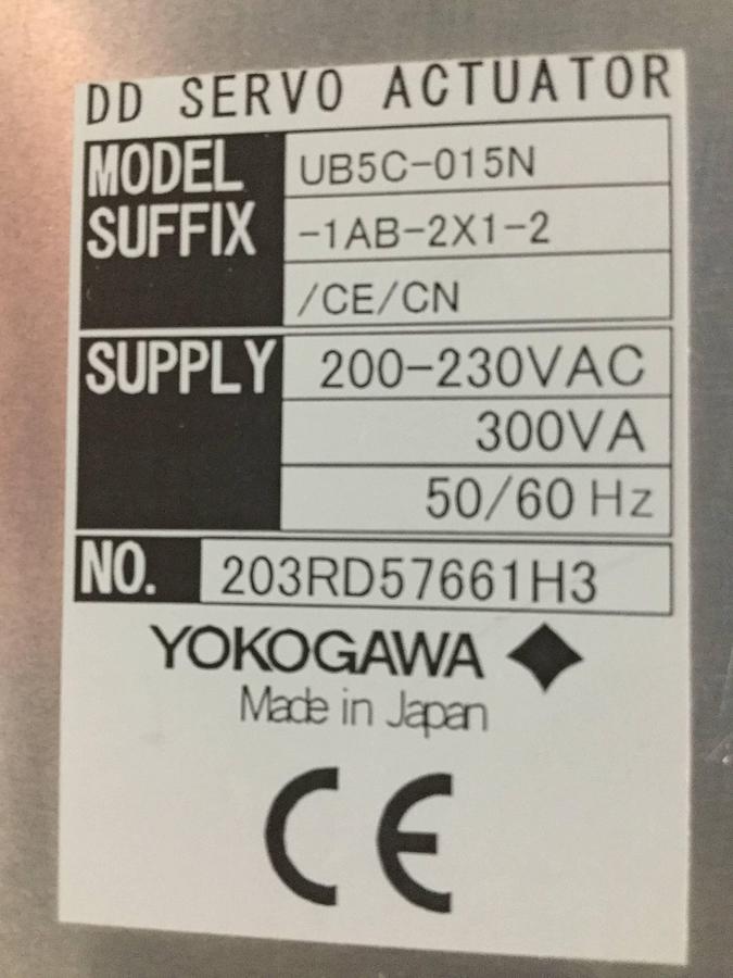 Used YOKOGAWA DD Servo Amplifier UB5C-015N-1AB-2X1-2/CE/CN Used #98700