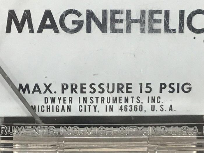 Used DWYER Pressure Gauge 2001 C #128993