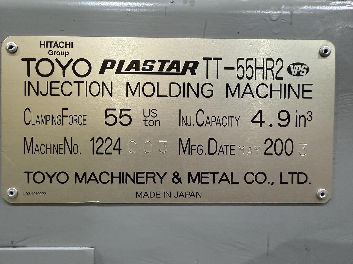 Used 2003 Toyo Plastar TT-55HR2