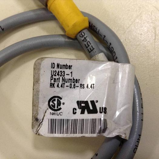 Used TURCK ELEKTRONIK Cable RK 4.4T-0.6-RS 4.4T #87370