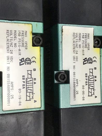 Used NUMATICS Control Block w/ Valves 081SS400M000061 #130805