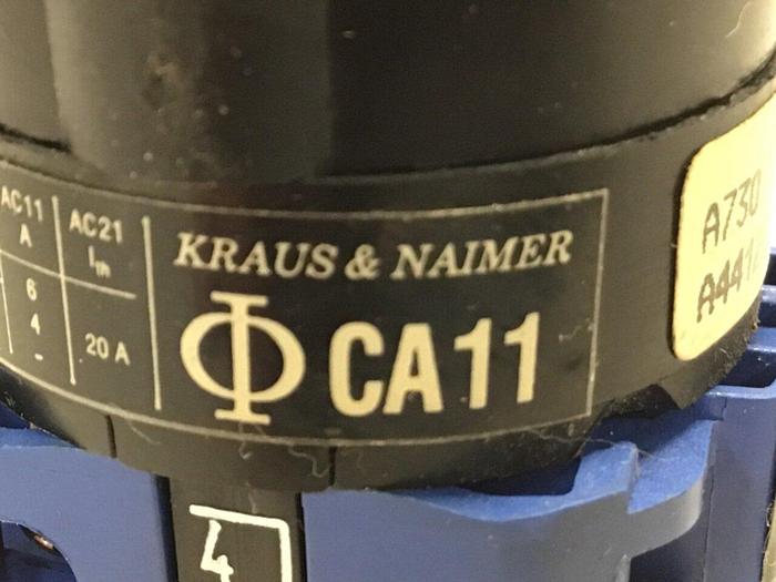 Used KRAUS & NAIMER Selector Switch CA11 #132503