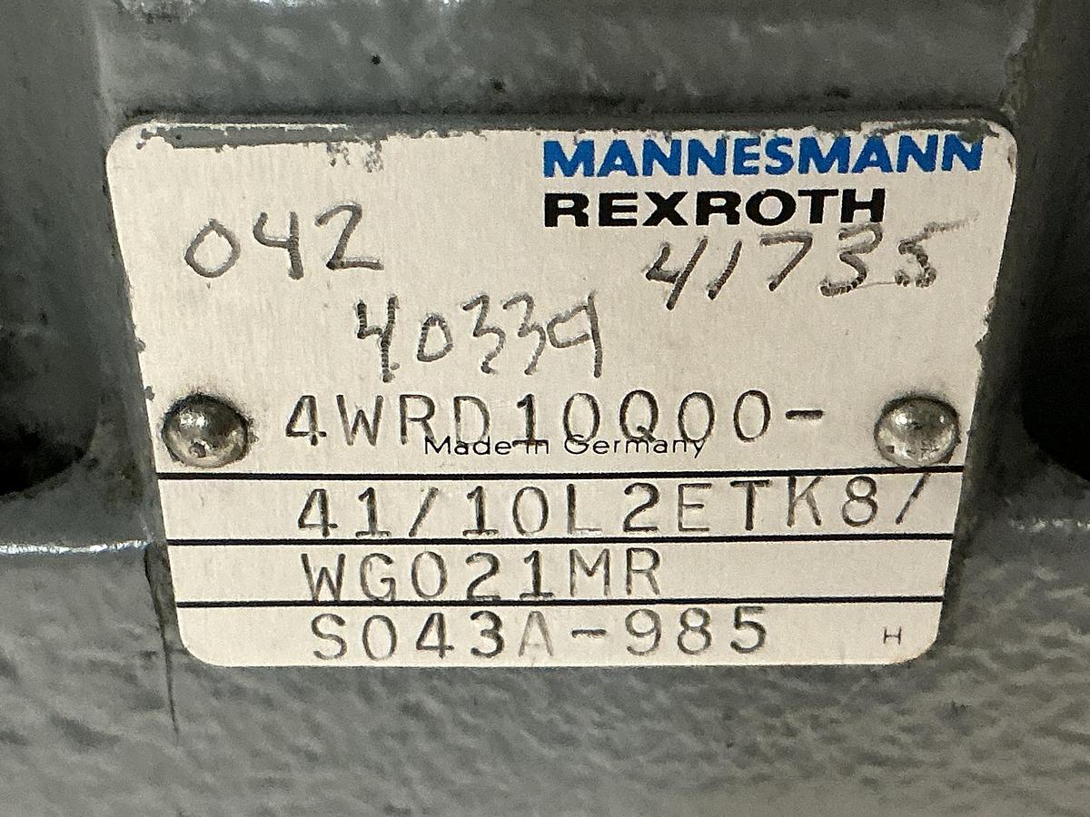 Used REXROTH 4WS2EM10-45/5B2ET315K8BM
