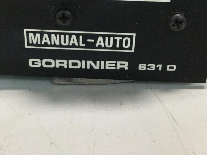 Used GORDINIER Temperature Control 631D #109538