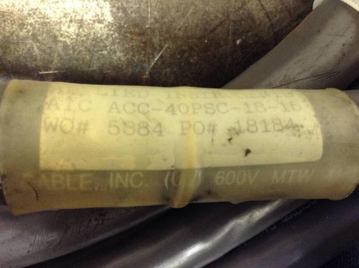 Used CABLE INC. Cable ACC-40PSC-18-15 #71049