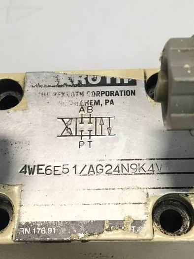 Used REXROTH Valve 4WE6E51AG24N9K4V #96958