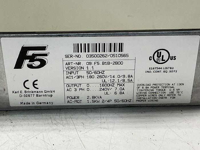 Used F5 09.F5.B1B-2B00