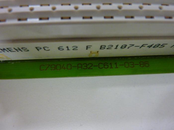 Used SIEMENS Slot Rack Base A32-C611-03-85 #47673
