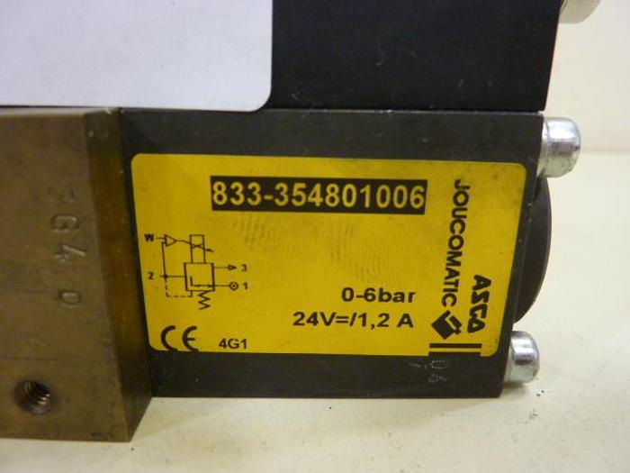 Used ASCO Valve 833-354801006 #59657