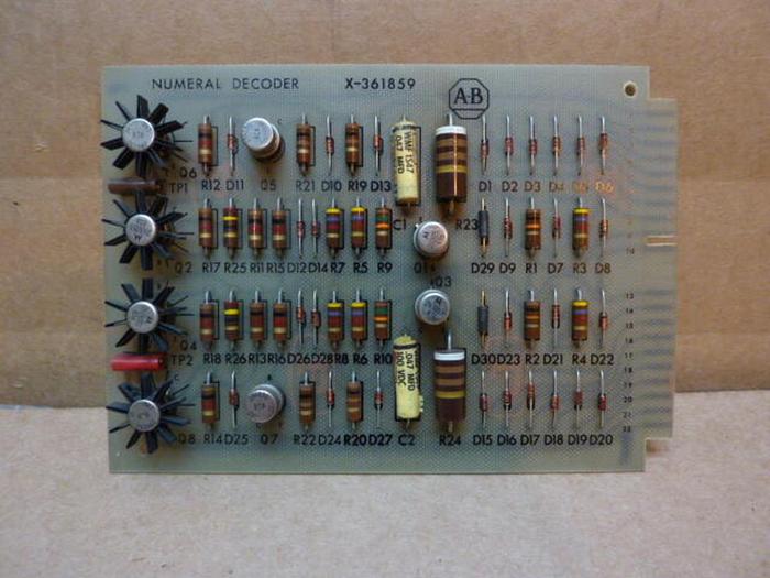 Used ALLEN BRADLEY Decoder Circuit Board X-361859 #27244