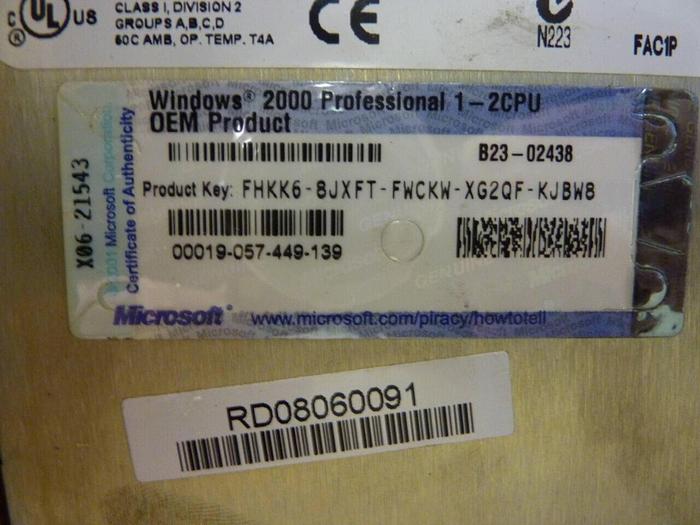 Used ALLEN BRADLEY Operator Interface 6181-IGDCBCZZZ SER B Used