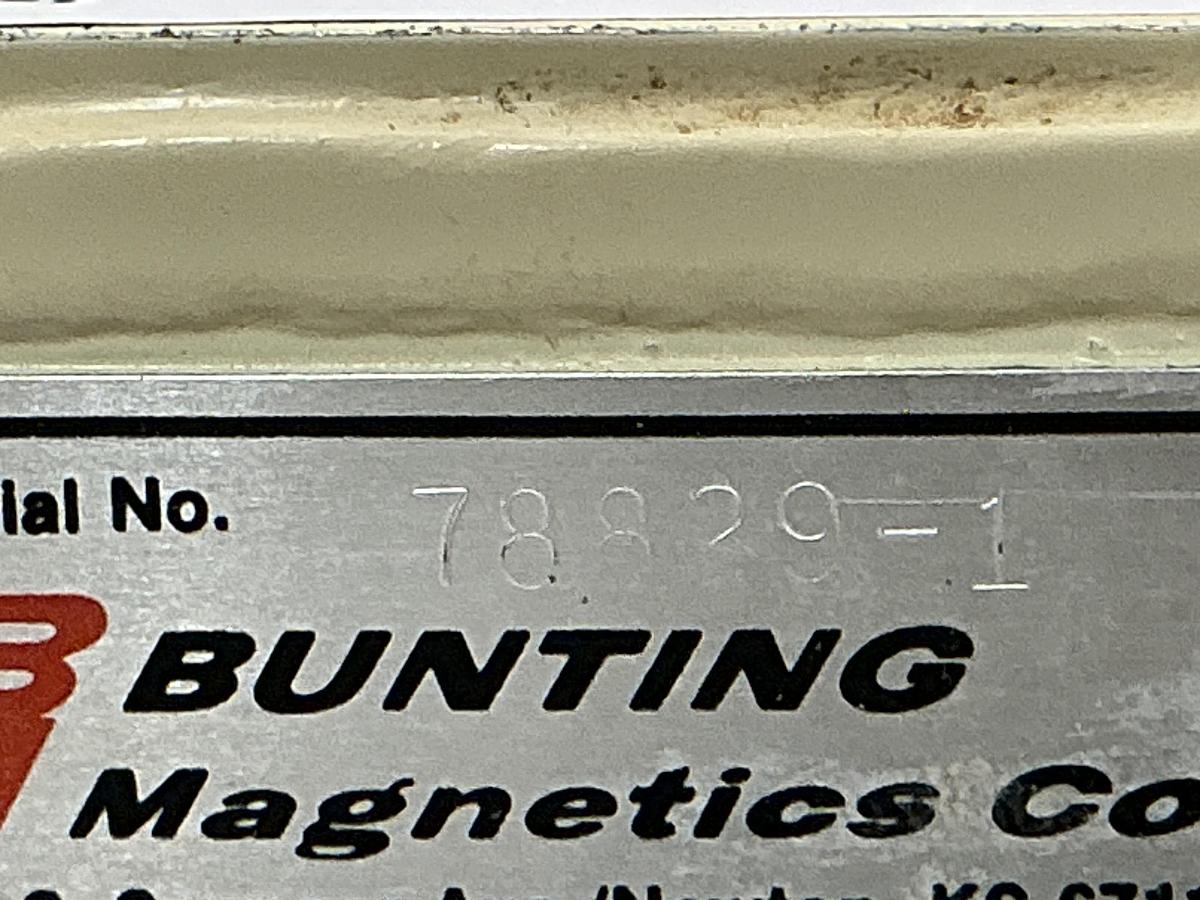 Used BUNTING MAGNETICS 78829-1
