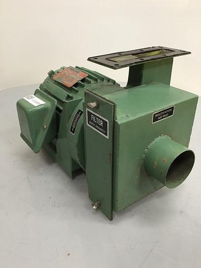 Used DELCO 1/3 HP AC Motor W/Blower T6100LA #133395