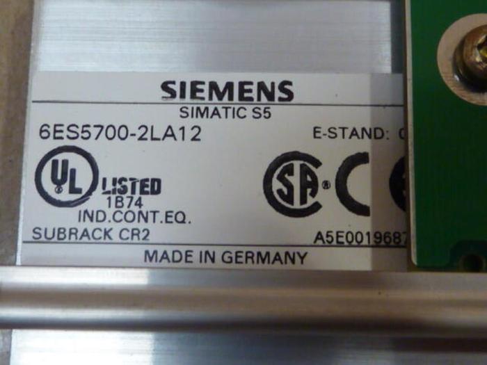 Used SIEMENS 7 Slot Rack 6ES5700-2LA12 #29905