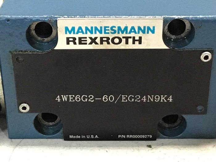 Used MANNESMANN REXROTH Hydraulic Valve 4WE6G2-60/EG24N9K4 Used