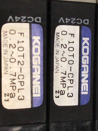 Used KOGANEI Manifold w/ Valves F10M8AJ #120910