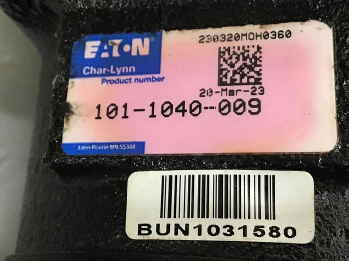 Used EATON CORPORATION Die Height Hydraulic Motor 101 1040 009 #142621