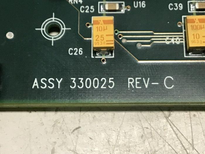 Used VAN DORN Analog Circuit Board 330025 PC330-025 Used
