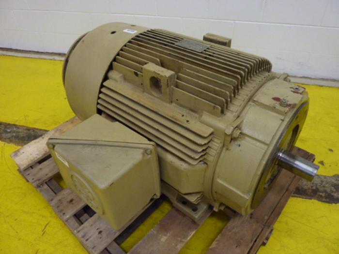 Used GENERAL ELECTRIC / GE 100 HP Motor 5KS444SS371D8P Used
