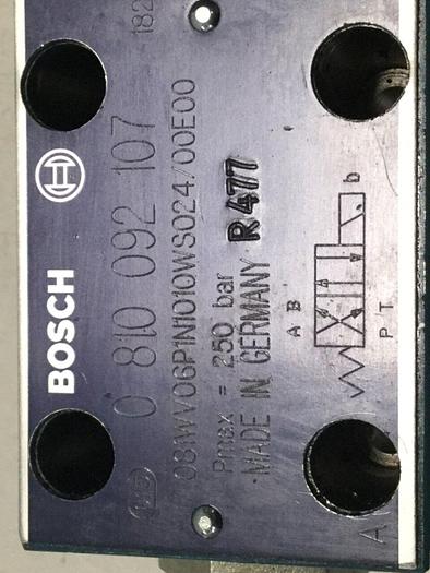 Used BOSCH Valve 0 810 092 107 #102342