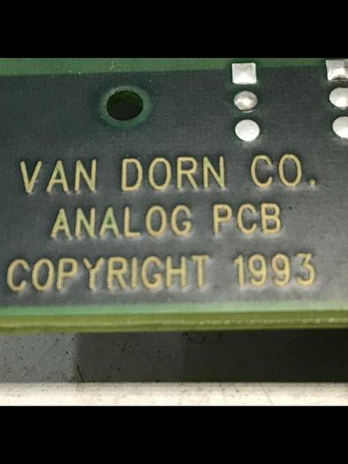 Used VAN DORN Analog Circuit Board 330025 PC330-025 Used 