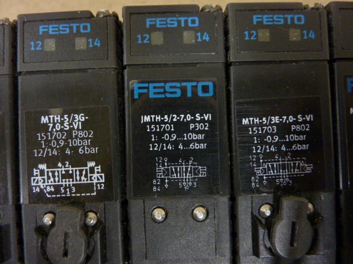 Used FESTO Control Block w/ Valves IFB8-03 #52805