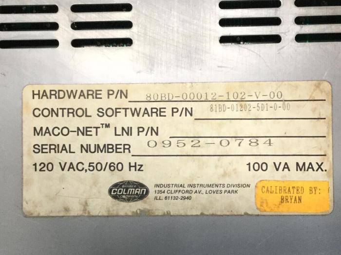 Used BARBER COLMAN Insta-Set Module 80BD-00012-102-V-00 Used